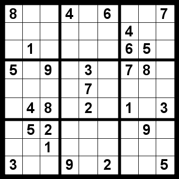 Sudoku não preenchido