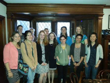 Yale Women in Physics board meeting